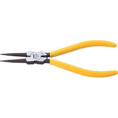 トップ工業 HS-125F スナップリングプライヤ穴用直爪 125mm 使用範囲6〜11mm