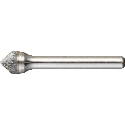 トラスコ中山 TB50C095 超硬バー 円錐型60° Φ9.5X刃長8X軸6 ダブルカット tokka-com-10089219 特価COM パッケージ画像