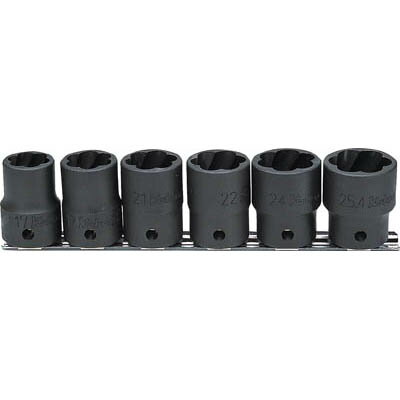 Rakuten - 山下工業研究所 RS41276 ナットツイスターセット差込角12.7mm6ヶ組 RS41276