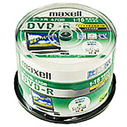 ޥ(maxell) DRD47WPD.50SP ǡ DVD-R 4.7GB 1Ͽ ץ󥿥֥ 16® 50