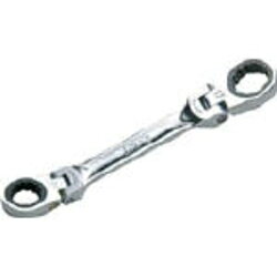 Socket Wrench - 京都機械工具 MR1S-1719F ショートラチェットめがねレンチ 両頭首振りタイプ 17X19mm MR1S1719F