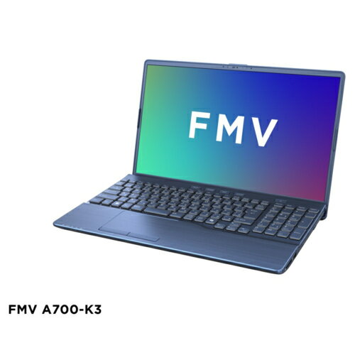 【長期保証付】富士通(FUJITSU) FMV Note A FMVA700K3L 15.6型 Win11Home Ryzen7 メモリ16GB SSD256GB OfficeH&B2024 ノートパソコン メタリックブルー A700-K3