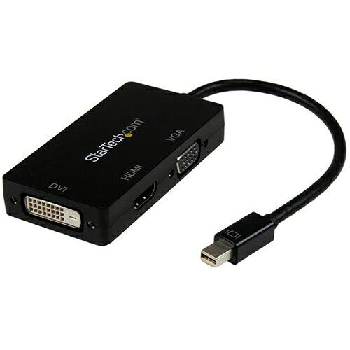 StarTech スターテック MDP2VGDVHD ブラック VGA/ DVI/ HDMI変換アダプタ MDP2VGDVHD