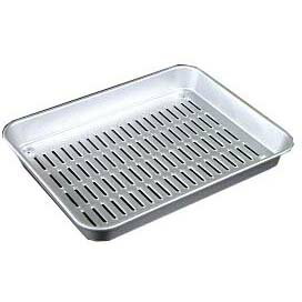 アカオアルミ アルマイト 穴明バット 6号