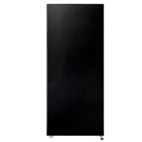 【設置＋リサイクル】アクア(AQUA) AQF-SFA8R-K シャインブラック ファン式冷凍庫 76L 右開き 幅400mm