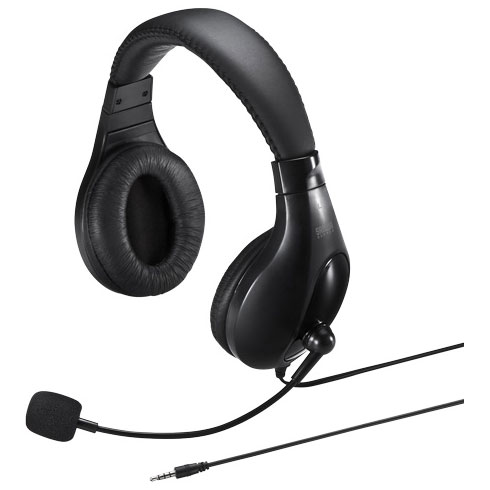 サンワサプライ MM-HS401BK(ブラック) ヘッドセット