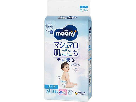 ユニ・チャーム(unicharm) ムーニー マシュマロ肌ごこち モレ安心 M 54枚