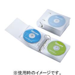 サンワサプライ FCD-RG36CLN クリア リングファイルケース 36枚収納 FCDRG36CLN