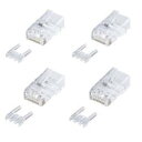 サンワサプライ ADT-6RJ-10N カテゴリ6RJ-45コネクタ 単線用 10個入