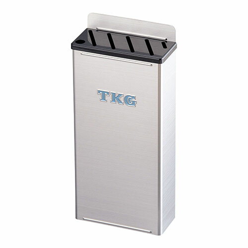 遠藤商事 18-8プラ板付カラーナイフラック 小 Aタイプ 黒