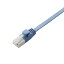 쥳(ELECOM) LD-GFT/BU30(֥롼) ĥޤɻߥեåLAN֥ Cat6 3m