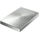 IODATA(アイ オー データ) HDPX-UTC1S(シルバー) HDPX-UTC ポータブルHDD 1TB USB3.1 Gen1/USB2.0接続