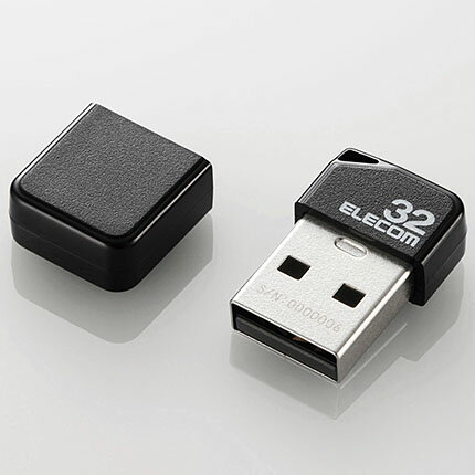 エレコム(ELECOM) MF-SU2B32GBK(ブラック) MF-SU2BBKシリーズ USB2.0メモリ 32GB