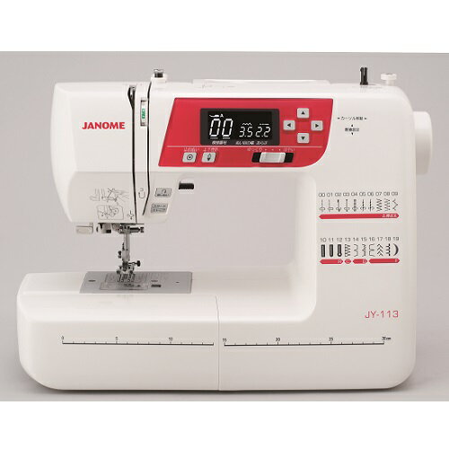 [2024年6月1日限定 エントリー＆店舗内複数購入で最大20倍ポイント]ジャノメ janome JY-113 コンピューターミシン JY113