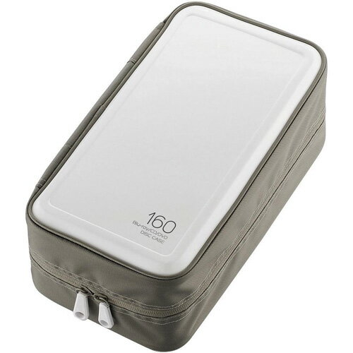エレコム(ELECOM) CCD-HB160WH ホワイト Blu-ray・CD・DVD対応ファスナーケース 160枚