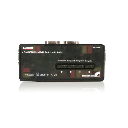 StarTech スターテック SV411KUSB ブラック KVMスイッチ SV411KUSB