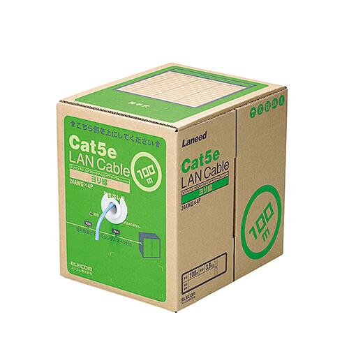 ���쥳��(ELECOM) LD-CT2/BU100YR �֥롼 EU RoHS������ LAN�����֥� Cat5e ����� 100m