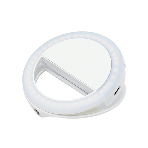 ���쥳��(ELECOM) DE-L04WH(�ۥ磻��) LED ��󥰥饤�� ľ��9cm ����å׼� 3�ʳ�Ĵ�� USB���ż�