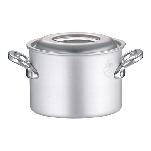 北陸アルミニウム アルミ マイスター半寸胴鍋 18cm 4977449625148(3)