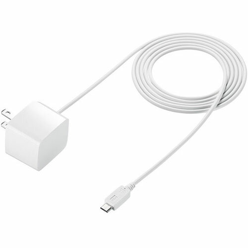 サンワサプライ ACA-IP45W(ホワイト) microUSBケーブル一体型AC充電器 2.1A 1.5m サンワサプライ ACA-IP45W(ホワイト) microUSBケーブル一体型AC充電器 2.1A 1.5m