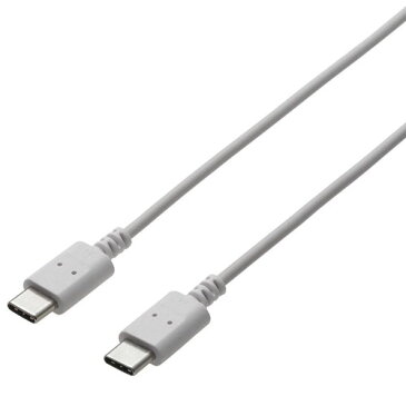 エレコム MPA-CCX10WH(ホワイト) USB2.0ケーブル 極細 C-C 1.0m