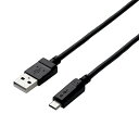 GR(ELECOM) MPA-AMB2U20BK(ubN) 2AΉmicroUSBP[u 2.0m