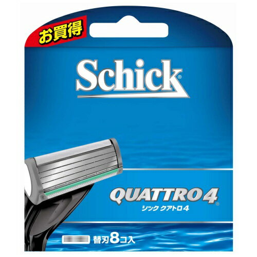 Schick(シック・ジャパン) クアトロ4 替刃(8コ入) Schick(シック・ジャパン) クアトロ4 替刃(8コ入)