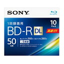 ソニー(SONY) 10BNR2VJPS6 録画用 BD-R DL 2層 50GB 1回録画 プリンタブル 6倍速 10枚