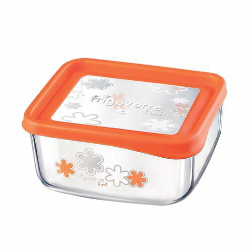 Plastic Storage Containers - ボルミオリ・ロッコ フリゴベール・ファン スクエア 19cm 3.88820.MS7オレンジ