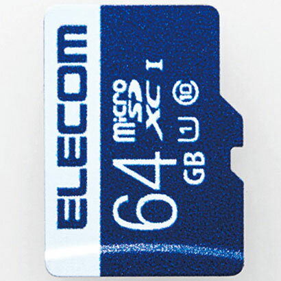 エレコム ELECOM MF-MS064GU11R MF-MSU11R_XCシリーズ データ復旧microSDXCカード 64GB