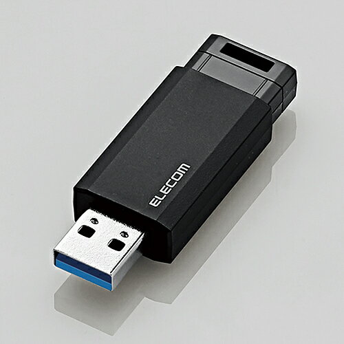 エレコム(ELECOM) MF-PKU3064GBK(ブラック) ノック式 USB3.1メモリ 64GB エレコム(ELECOM) MF-PKU3064GBK(ブラック) ノック式 USB3.1メモリ 64GB