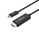 StarTech(X^[ebN) CDP2HD1MBNL(ubN) USB-C - HDMIP[u 4K/60Hz 1m