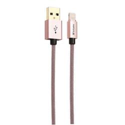 Verbatim(バーベイタム) 64991 強靱・高耐久ケーブル USB-A to Lightning 120cm ローズゴールド Verbatim(バーベイタム) 64991 強靱・高耐久ケーブル USB-A to Lightning 120cm ローズゴールド
