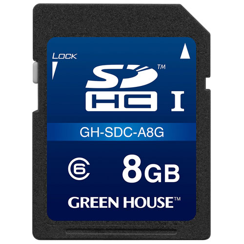 GH-SDC-A8G ドラレコ アクションカメラ向けSDHCカード 8GB