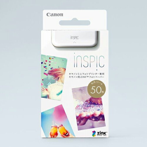 CANON iNSPiC(インスピック)用ZINKフォトペーパー 50枚入り ZP-2030-50