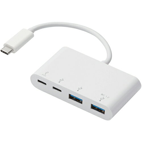 GR(ELECOM) U3HC-A424P10WH(zCg) USB Type-CRlN^USBnu(PDΉ)