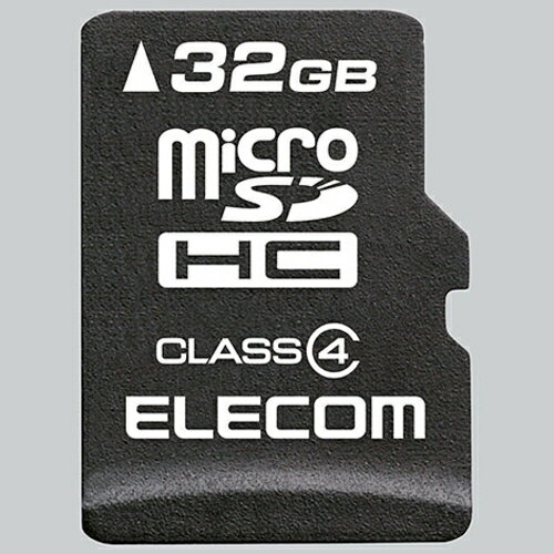 エレコム(ELECOM) MF-MSD032GC4R microSDHCカード 32GB CLASS4