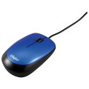 ナカバヤシ MUS-UKT114BL(ブルー) USB 小型有線3ボタン光学式マウス(2)