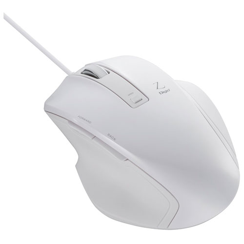 �ʥ��Х䥷 MUS-UKF130W �ۥ磻�� USB ͭ��5�ܥ���BlueLED�ޥ���