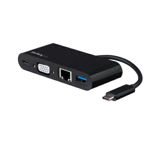 StarTech(スターテック) DKT30CVAGPD(ブラック) USB-C専用VGA対応アダプタ USB PD(60W)