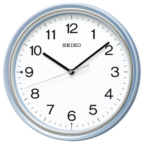 セイコー(SEIKO) KX252L(薄青パール) スタンダード 電波掛け時計 その1