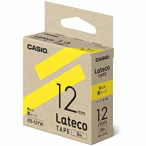 CASIO(������) XB-12YW �� ��ƥ� �ͤ��ؤ��ѥơ��� ��12mm