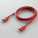 GR(ELECOM) MPA-CCPS10PNRD(bh) USB2.0P[u C-C PDΉ ϋvdl 1m