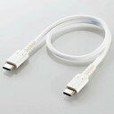 GR(ELECOM) MPA-CCS03PNWH(zCg) USB2.0P[u C-C PDΉ ϋv 0.3m