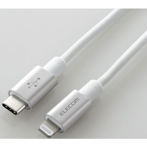 エレコム(ELECOM) MPA-CLPS10SV(シルバー) USB-C to Lightningケーブル 1m エレコム(ELECOM) MPA-CLPS10SV(シルバー) USB-C to Lightningケーブル 1m