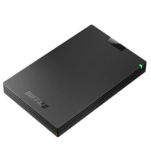 バッファロー(BUFFALO) HD-PGAC1U3-BA(ブラック) USB Type-C USB Type-A ケーブル付属 ポータブルHDD 1TB