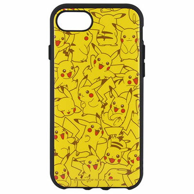 グルマンディーズ POKE-641B(総柄) iPhoneSE(第2世代) /8/7/6s/6対応ケース ポケットモンスター ピカチュウ