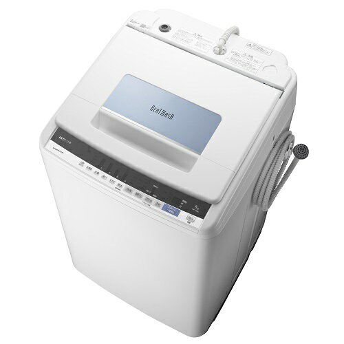 【設置】日立 BW-T806-A(ブルー) ビートウォッシュ 全自動洗濯機 上 洗濯8kg