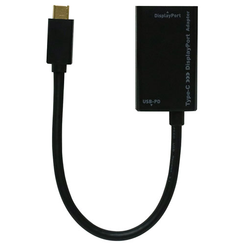 ミヨシ USA-PDP1/BK(ブラック) USB-PD対応 Type-C-DisplayPort変換アダプタ