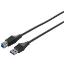 バッファロー(BUFFALO) BSUABSU330BK(ブラック) USBケーブル 3m